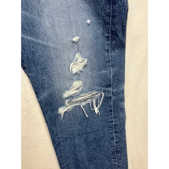 AG Adriano Goldschmied The Ex Boyfriend Slim Jeans Distressed Women's Size 29 - Picture 7 of 13